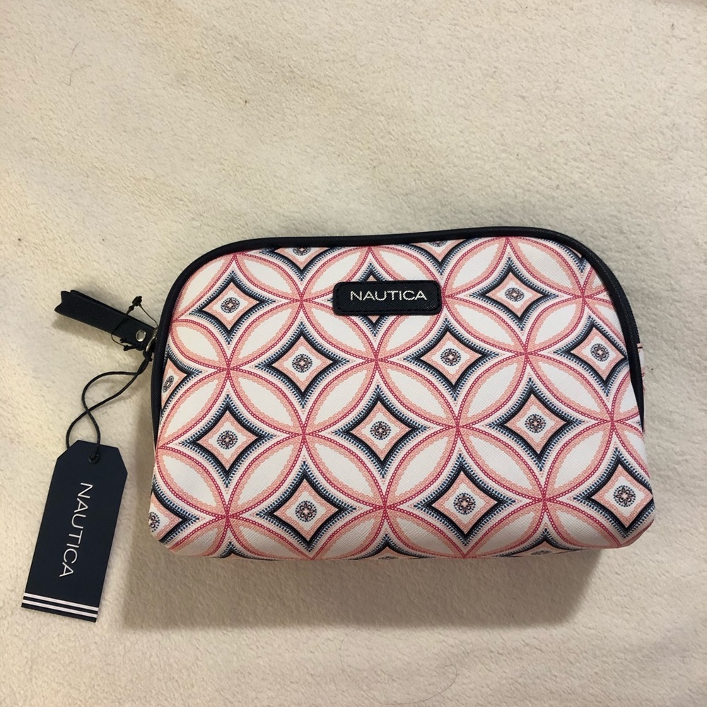 Nautical women’s travel pouch